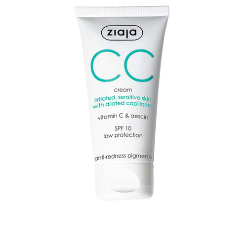 Ziaja Ziaja Cc Cream Crème Pour Peau Sensible Hydratation Délicate Et Éclat