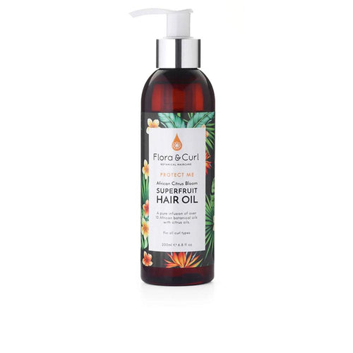 Flora And Curl Protect Me Aceite Para Cabello Nutre Hidratación Y Brillo