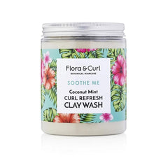 Flora And Curl Soothe Me Tonerde Reiniger Für Lockiges Haar Tief Natürliche Reinigung