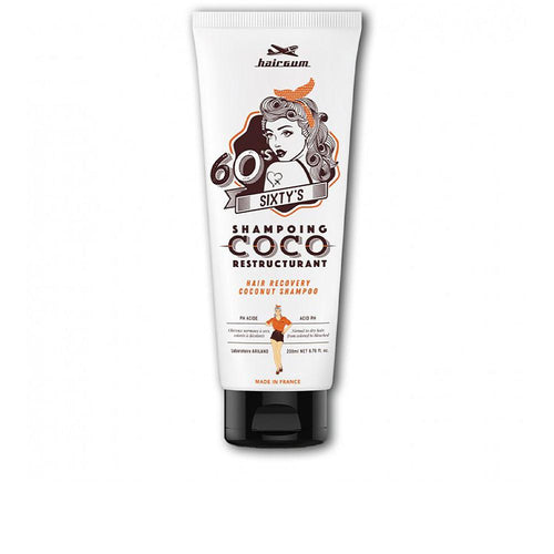 Hairgum Sixty's Champú Reparador De Coco PH Ácido Y Equilibrio Ideal