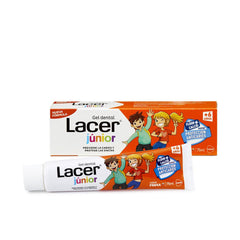 Lacer Lacer Junior Dental Gel Strawberry For Kids Fluoride And Calcium Boost