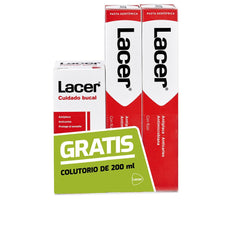 Lacer Lacer Pasta Dentífrica Pasta Dental Y Enjuague Bucal Pack Cuidado Oral Diario
