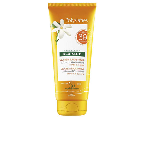 Klorane Monoï Y Tamanu Bio Sonnen Gel Gesicht Und Körper Effektiver Sonnenschutz