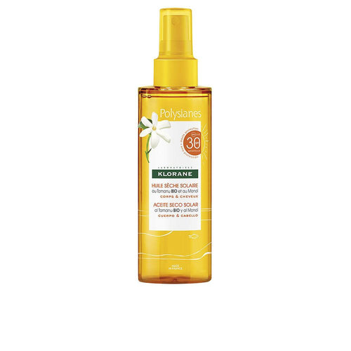 Klorane Monoï Y Tamanu Bio Aceite Seco Solar Protección Solar Superior Efectiva