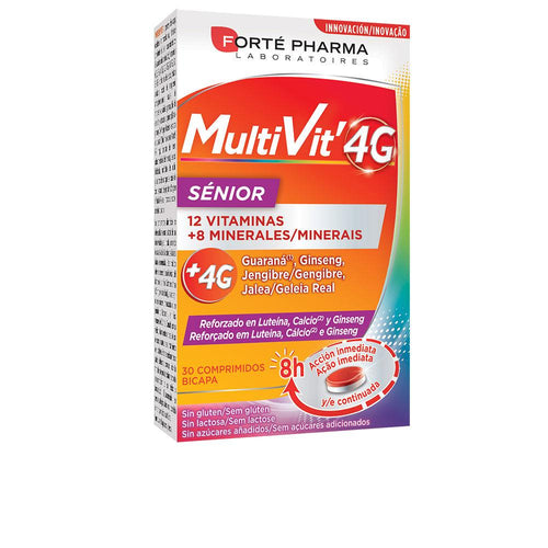 Forté Pharma Multivit 4G Nahrungsergänzungsmittel Für Senioren 12 Vitamine 8 Mineralien