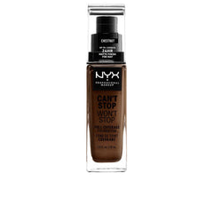 Nyx Professional Make Up Can't Stop Won't Stop Fondotinta Full Coverage Copertura Totale Lunga Durata