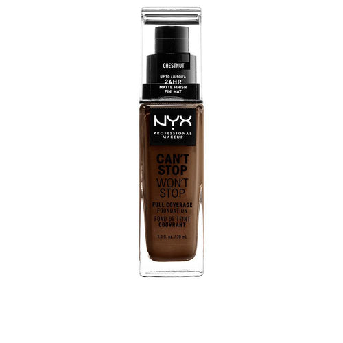 Nyx Professional Make Up Can't Stop Won't Stop Fondotinta Full Coverage Copertura Totale Lunga Durata