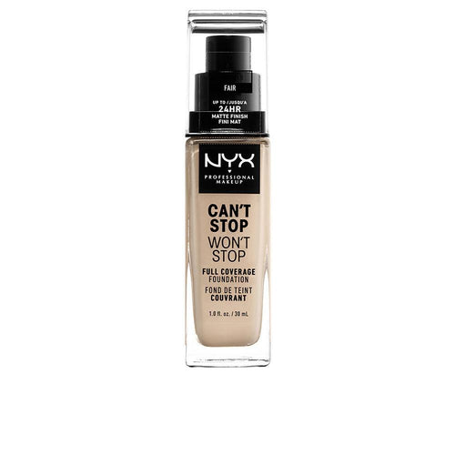 Nyx Professional Make Up Can't Stop Won't Stop Fondotinta Full Coverage Copertura Totale Lunga Durata