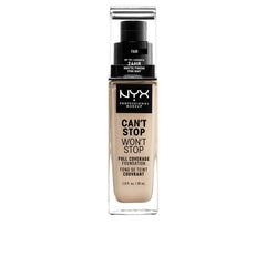 Nyx Professional Make Up Can't Stop Won't Stop Fondotinta Full Coverage Copertura Totale Lunga Durata