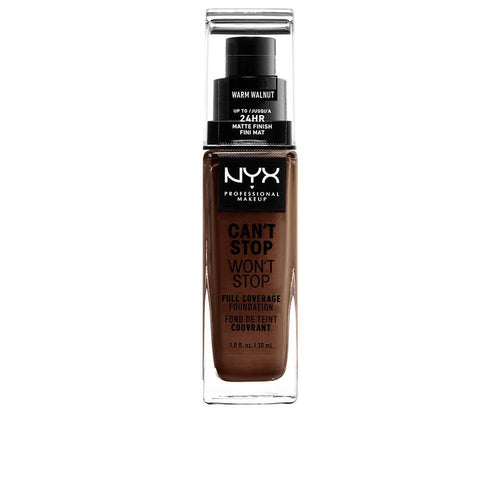 Nyx Professional Make Up Can't Stop Won't Stop Fondotinta Full Coverage Copertura Totale Lunga Durata
