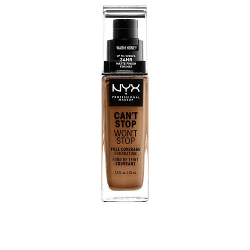 Nyx Professional Make Up Can't Stop Won't Stop Fondotinta Full Coverage Copertura Totale Lunga Durata