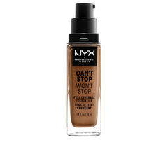 Nyx Professional Make Up Can't Stop Won't Stop Fondotinta Full Coverage Copertura Totale Lunga Durata