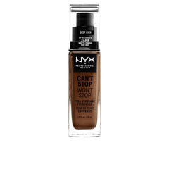 Nyx Professional Make Up Can't Stop Won't Stop Fondotinta Full Coverage Copertura Totale Lunga Durata