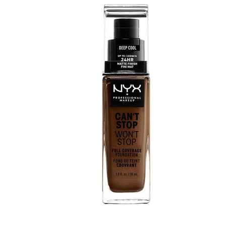 Nyx Professional Make Up Can't Stop Won't Stop Fondotinta Full Coverage Copertura Totale Lunga Durata