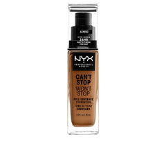 Nyx Professional Make Up Can't Stop Won't Stop Fondotinta Full Coverage Copertura Totale Lunga Durata