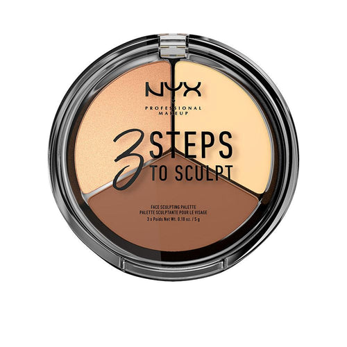 Nyx Professional Make Up 3 Steps To Sculpt Palette Scolpente Per Un Contorno Perfetto