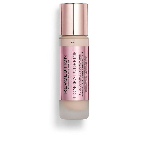 Revolution Make Up Conceal & Define Flüssigfoundation Volle Deckkraft Perfektion