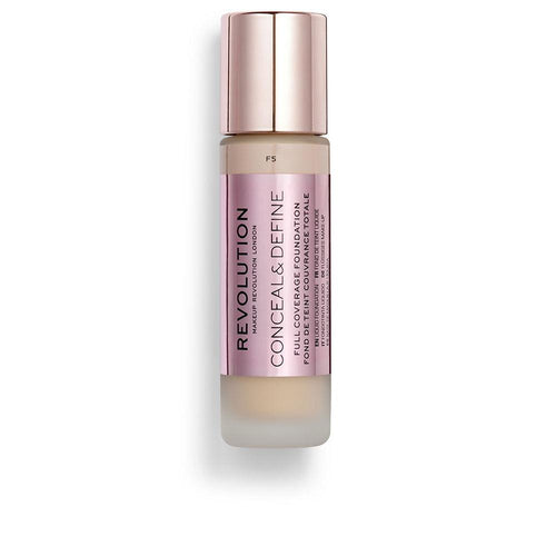 Revolution Make Up Conceal & Define Flüssigfoundation Volle Deckkraft Perfektion