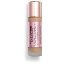 Revolution Make Up Conceal & Define Flüssigfoundation Volle Deckkraft Perfektion