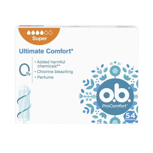 O.b. Procomfort Super Tampon Maximaler Komfort Und Schutz