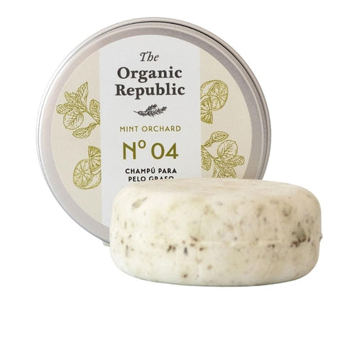 The Organic Republic The Organic Republic Capilar Shampoo Solido Per Capelli Oleosi Infuso Di Menta E Citrus