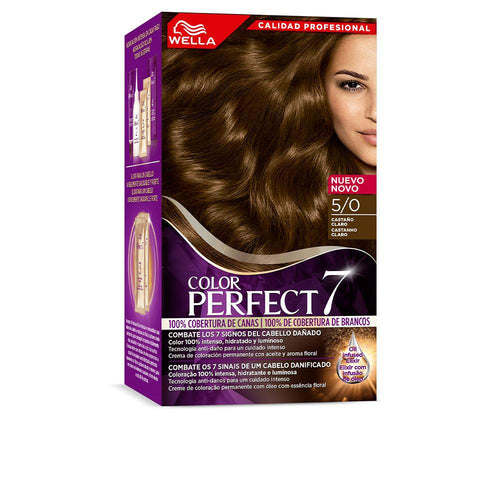 Wella Color Perfect 7 Color Perfect 7 Coloration Capillaire Permanente Couverture Grise Parfaite