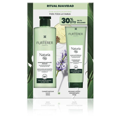 Rene Furterer Naturia Set Per Capelli Shampoo E Balsamo Pulizia Delicata E Efficace