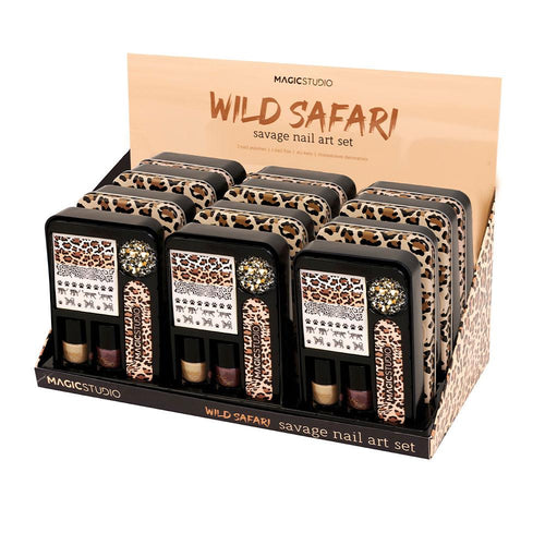 Magic Studio Wild Safari Set Di Nail Art