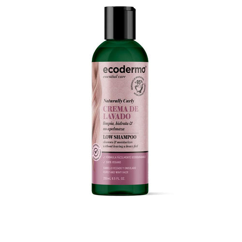 Ecoderma Eco Champú Champú Para Cabello Rizado Definido 95% Ingredientes Naturales