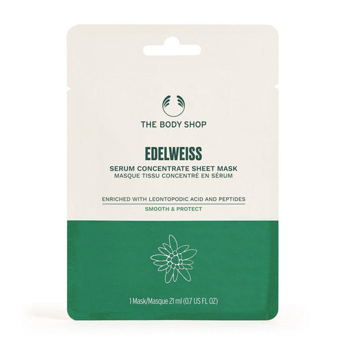 The Body Shop Edelweiss Serum Concentrato Maschera A Foglio Idratazione Per Pelle Radiosa