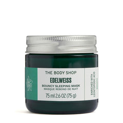 The Body Shop Edelweiss Maschera Rimpolpante Da Notte Per Pelle Rigenerata Naturalmente