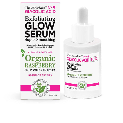 The Conscious™ Glycolic Acid Siero Esfoliante Glow Con Lamponi Organici Pelle Luminosa Naturale