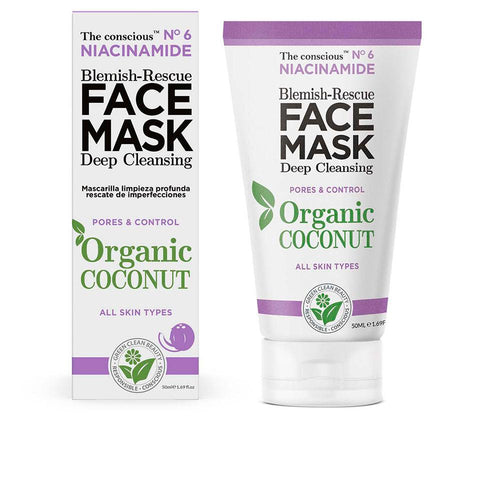 The Conscious™ Niacinamide Maschera Viso Cocco Organico Pelle Chiara E Luminosa