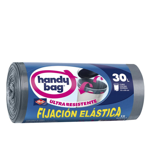 Albal Handy Bag Fijacion Elastica Sacco Per Rifiuti Fissaggio Elastico Sicuro
