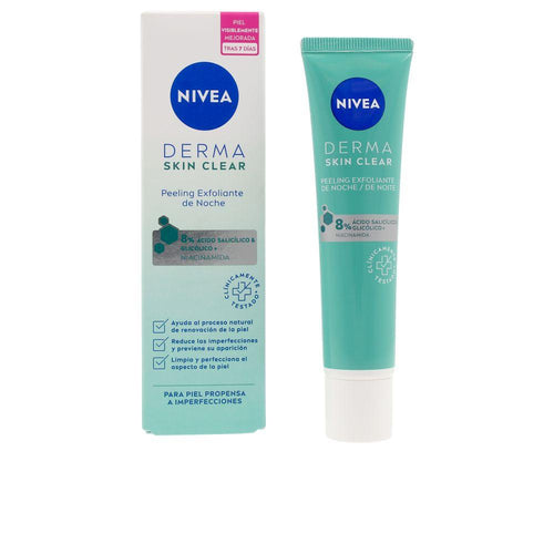 Nivea Derma Skin Clear Peeling Esfoliante Viso Notturno