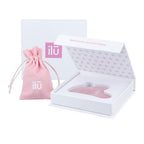 Ilū Gua Sha Stone Ilū Gesichtsmassager Rosenquarz Strahlende Haut Natürlich