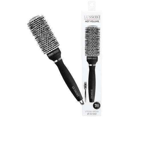 Lussoni Hot Volume Cepillo Redondo Para Cabello Cerámica Anti Encrespamiento Avanzada