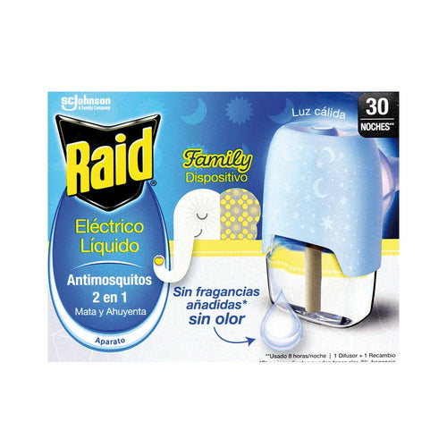 Raid Proteccion Antimosquitos Dispositivo Anti Zanzare