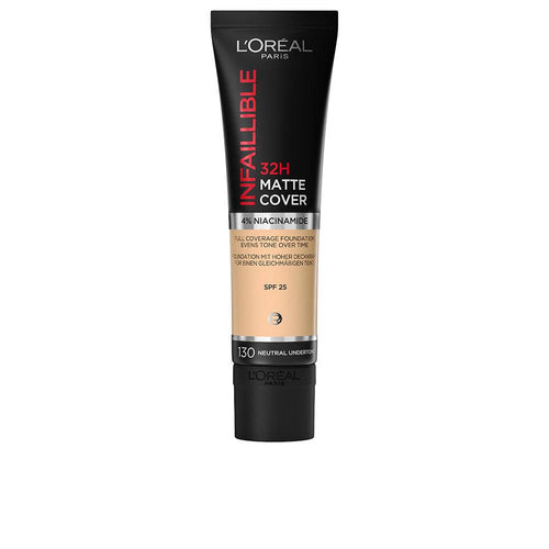 L'Oréal Paris Infaillible Base De Maquillaje Mate Cobertura Perfecta Y Duradera