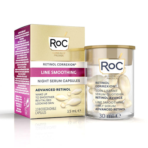 Roc Retinol Correxion Sérum De Nuit Capsules Peau Lisse En Une Nuit