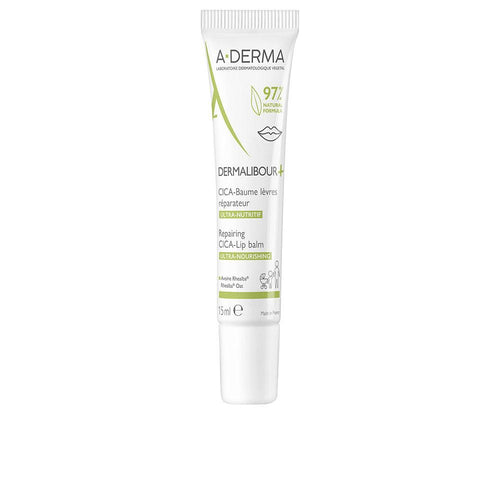 A-Derma Dermalibour+ Balsamo Per Labbra Ingredienti Naturali