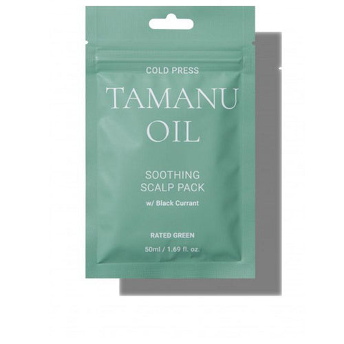 Rated Green Cold Press Champú Tamanu Oil Shooting Scalp