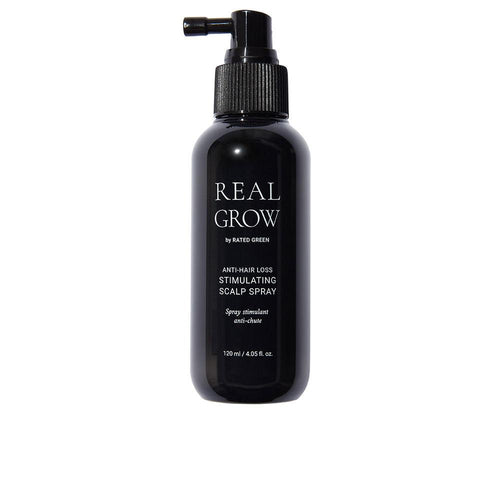 Rated Green Real Grow Spray Para El Cuero Cabelludo Contra La Caída Del Cabello Para Un Cabello Más Fuerte
