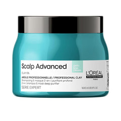 L'Oréal Professionnel Paris Scalp Advanced 2 In 1 Shampoo Und Maske Gegen Öligkeit Tiefenreinigung Mit Tonerde
