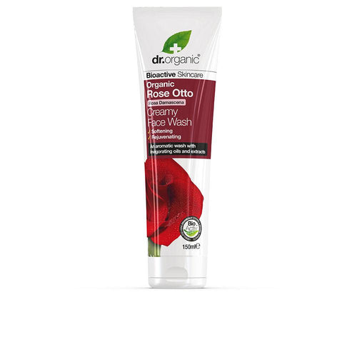 Dr Organic Rosa De Damasco Cremiger Gesichtsreiniger Strahlende Haut