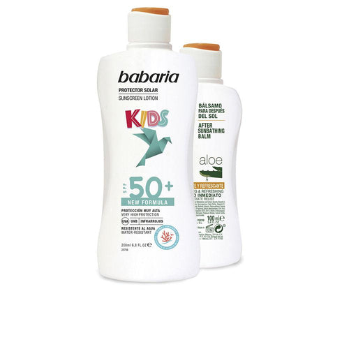 Babaria Solar Infantil Set Latte Solare E Lozione Doposole Protezione Per Bimbi