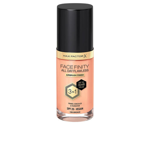Max Factor Facefinity 3 In 1 Primer Concealer Fondotinta Base Trucco Copertura Lunga Durata