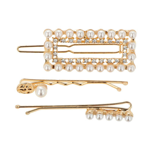 Inca Inca Horquillas Clip Per Capelli Perle Bianche Eleganza E Stile Unico