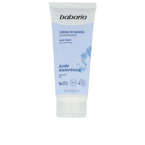Babaria Hyaluronic Acid Crema Mani Idratante Idratazione Lunga Durata
