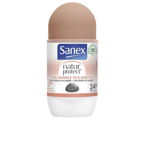 Sanex Natur Protect 0% Deodorante Roll On Per Pelle Sensibile Protezione Contro Odori Efficace
